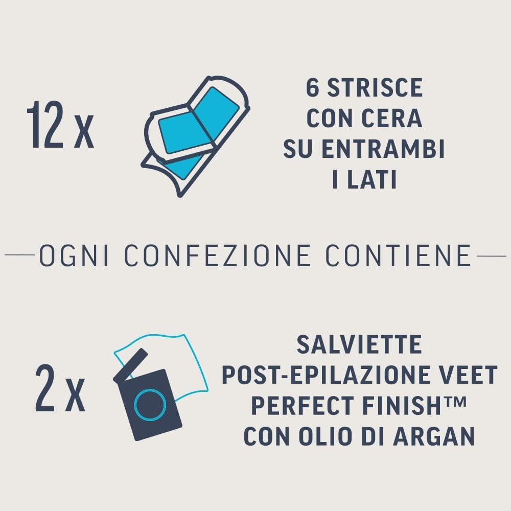 Detalle 2 de Veet Expert Strisce Depilatorie Viso 28 giorni
