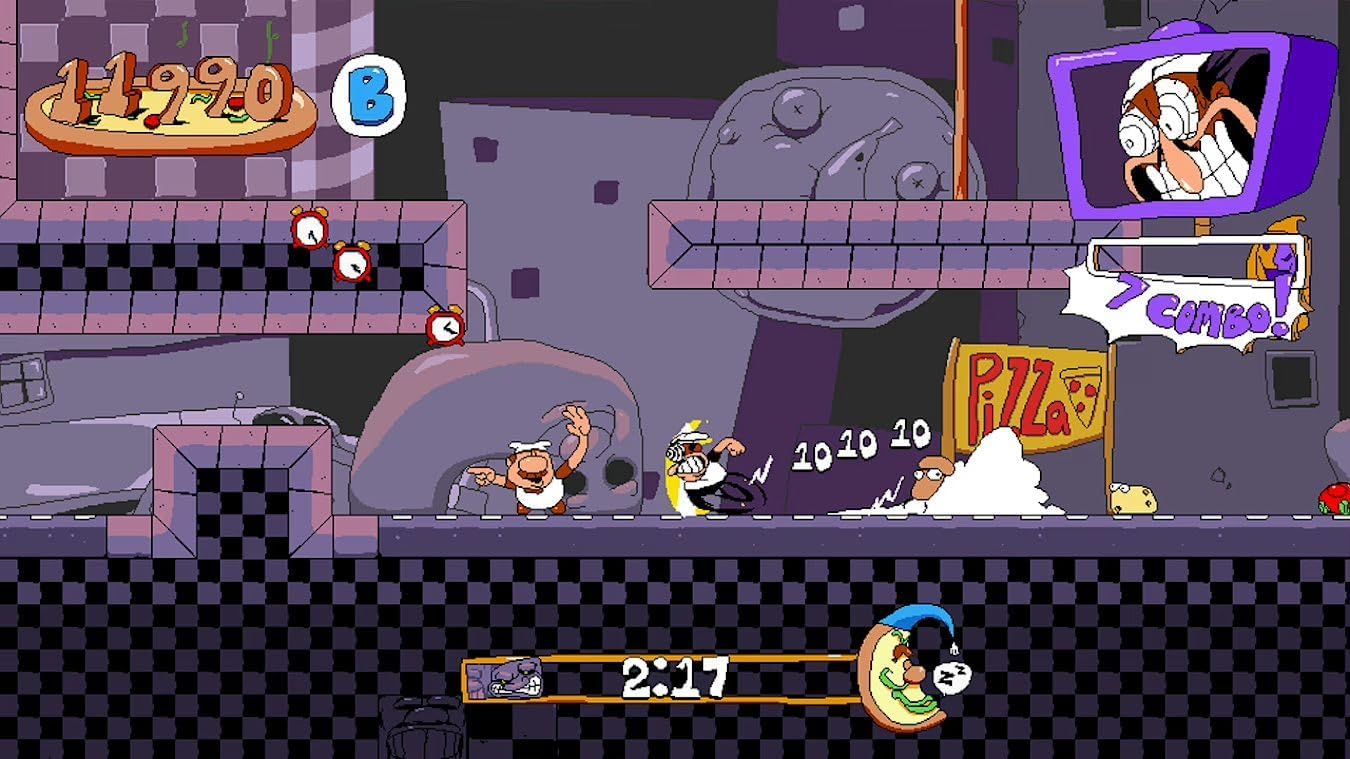 Detalle 2 de Pizza Tower per Nintendo Switch (Edizione Fisica) - una corsa frenetica tra stile e divertimento