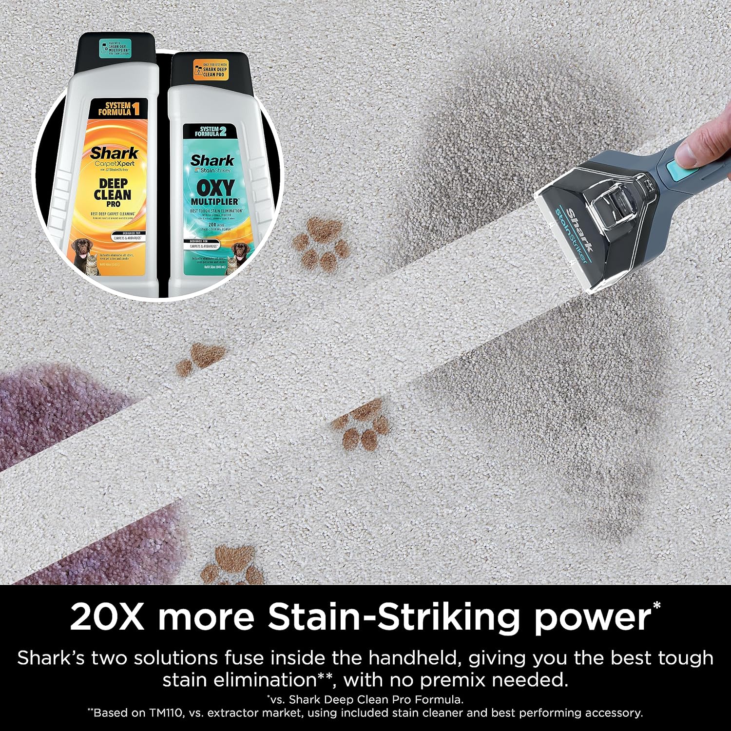 Detalle 2 de Shark EX200C CarpetXpert Cleaner with StainStriker for Carpets & Upholstery