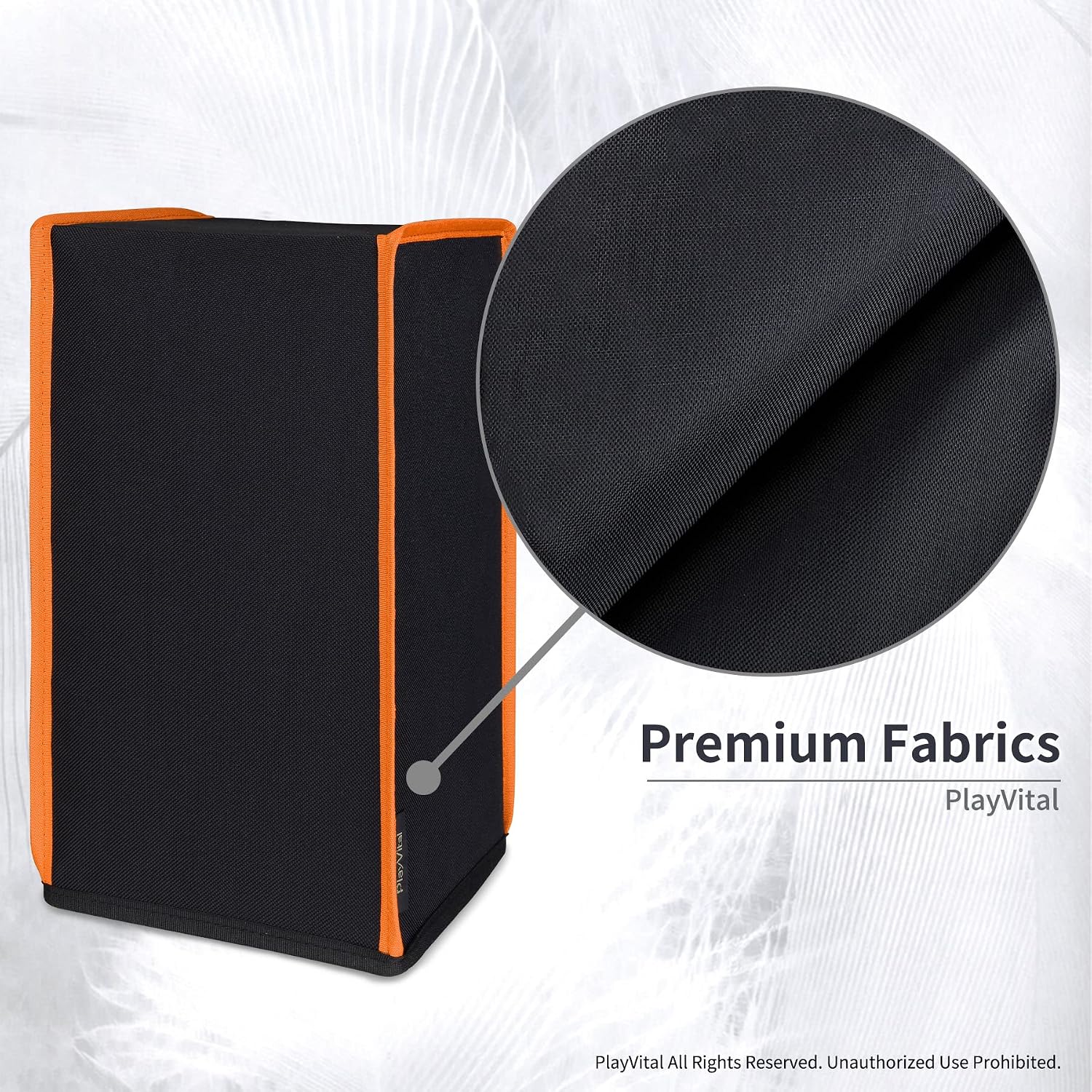 Detalle 1 de playvital Xbox Series X Dust Cover Orange Trim