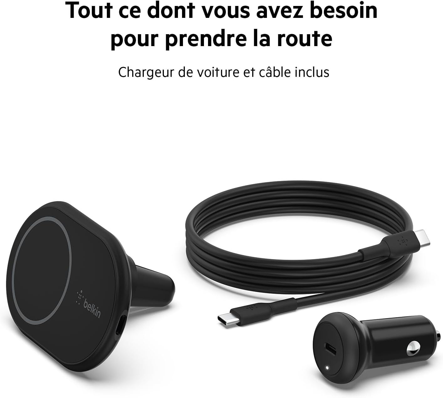 Thumbnail 6 de Belkin BoostCharge Chargeur voiture magnétique MagSafe pour iPhone 17