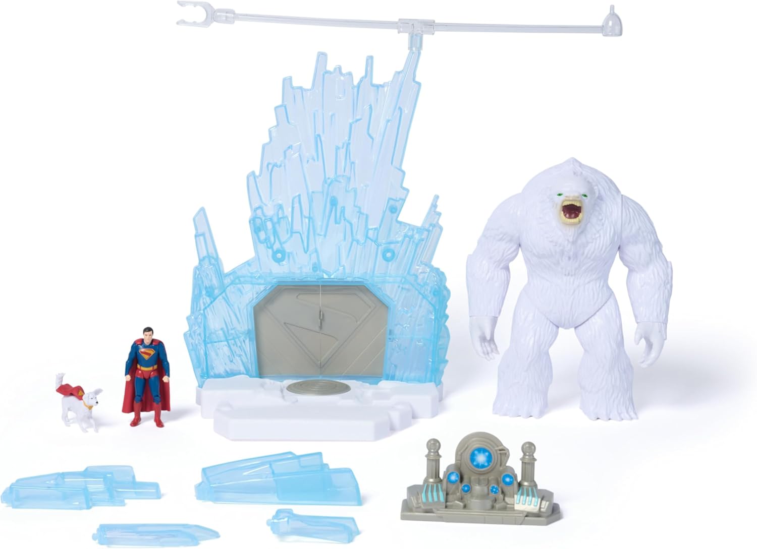 Thumbnail 3 de DC Comics Forteresse de Solitude – Playset avec 3 figurines (Superman, Krypto, Yeti)
