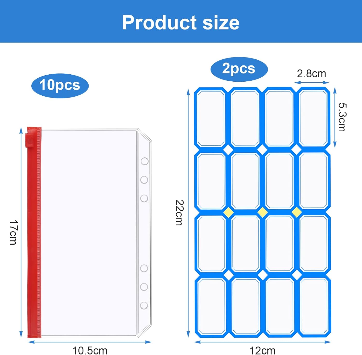 Thumbnail 1 de Vicloon Borsa per Raccoglitore 10 pezzi 📁
