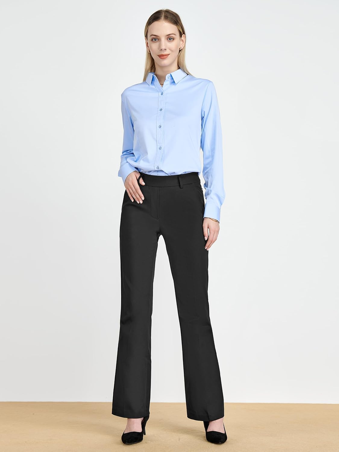 Detalle de Tapata Women's Stretchy Bootcut Pants 4 Inseams