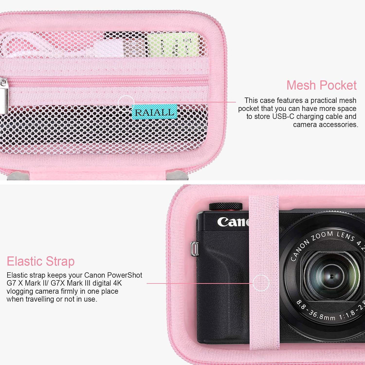 Thumbnail 3 de RAIALL Camera Case for Canon G7 X