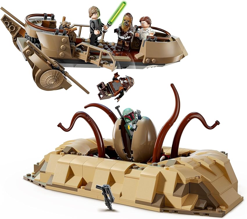 Detalle de LEGO Star Wars 75396: Esquife del Desierto y Sarlacc 🚀