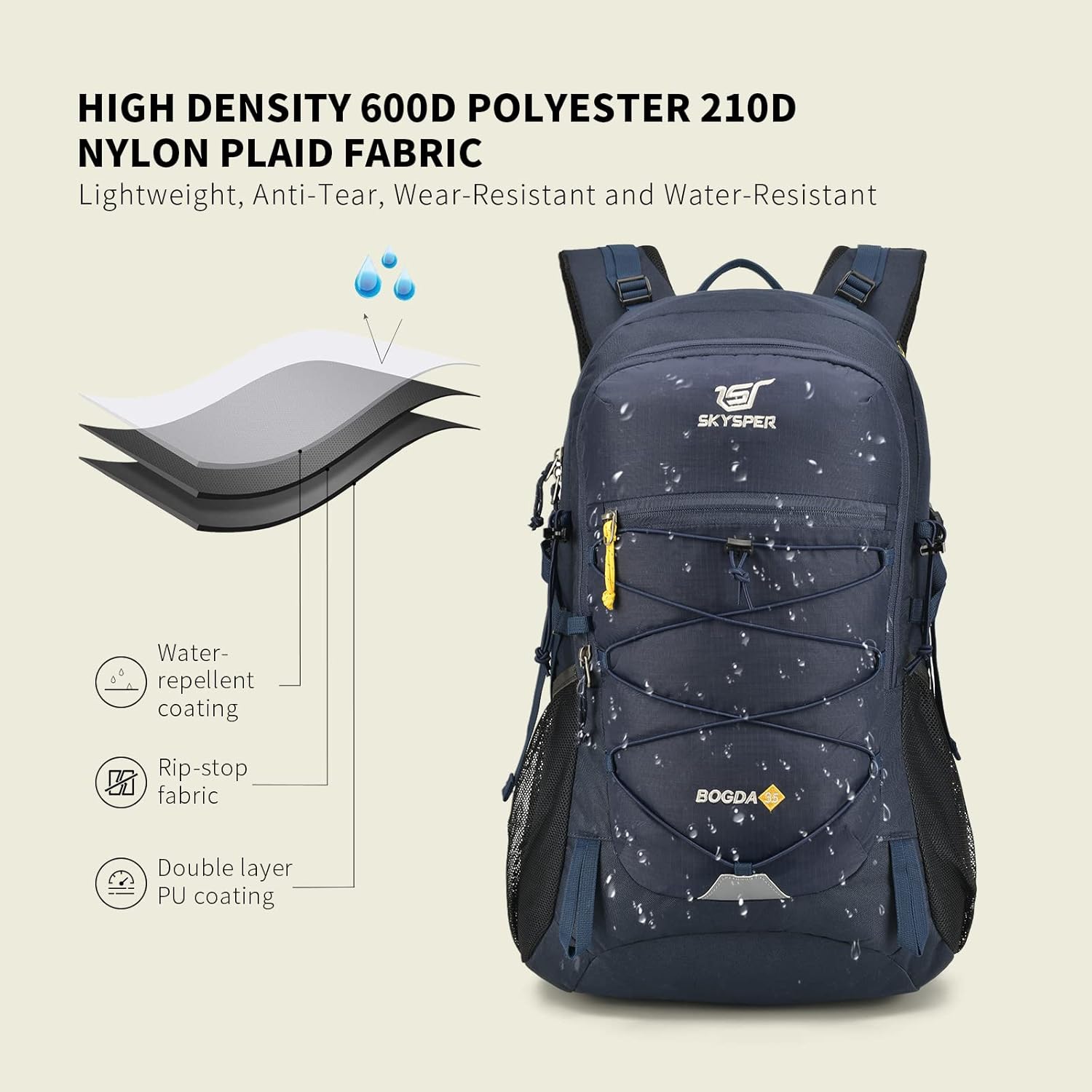 Thumbnail 1 de SKYSPER 35L hiking backpack for travel