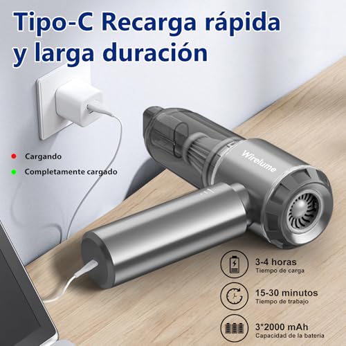 Thumbnail 4 de Wirelume Aspirador de Mano Coche inalámbrico 22000Pa