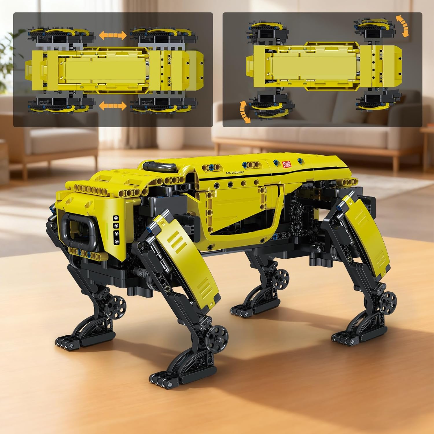 Detalle de Mould King Mechanischer Hund 936 Teile