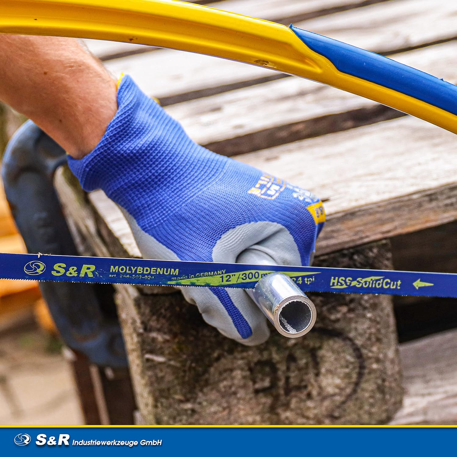 Thumbnail 5 de S&R Seghetto ad Arco Professionale per Metallo 300mm – lama bi-metalllica, impugnatura ergonomica