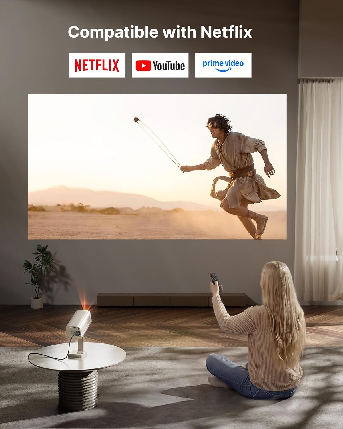 Detalle de VOPLLS Mini Projector 1080p