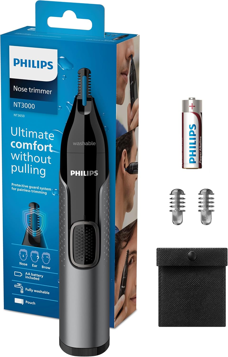 Detalle de Philips Series 3000 NT3650/16, tondeuse précise et étanche ⚙