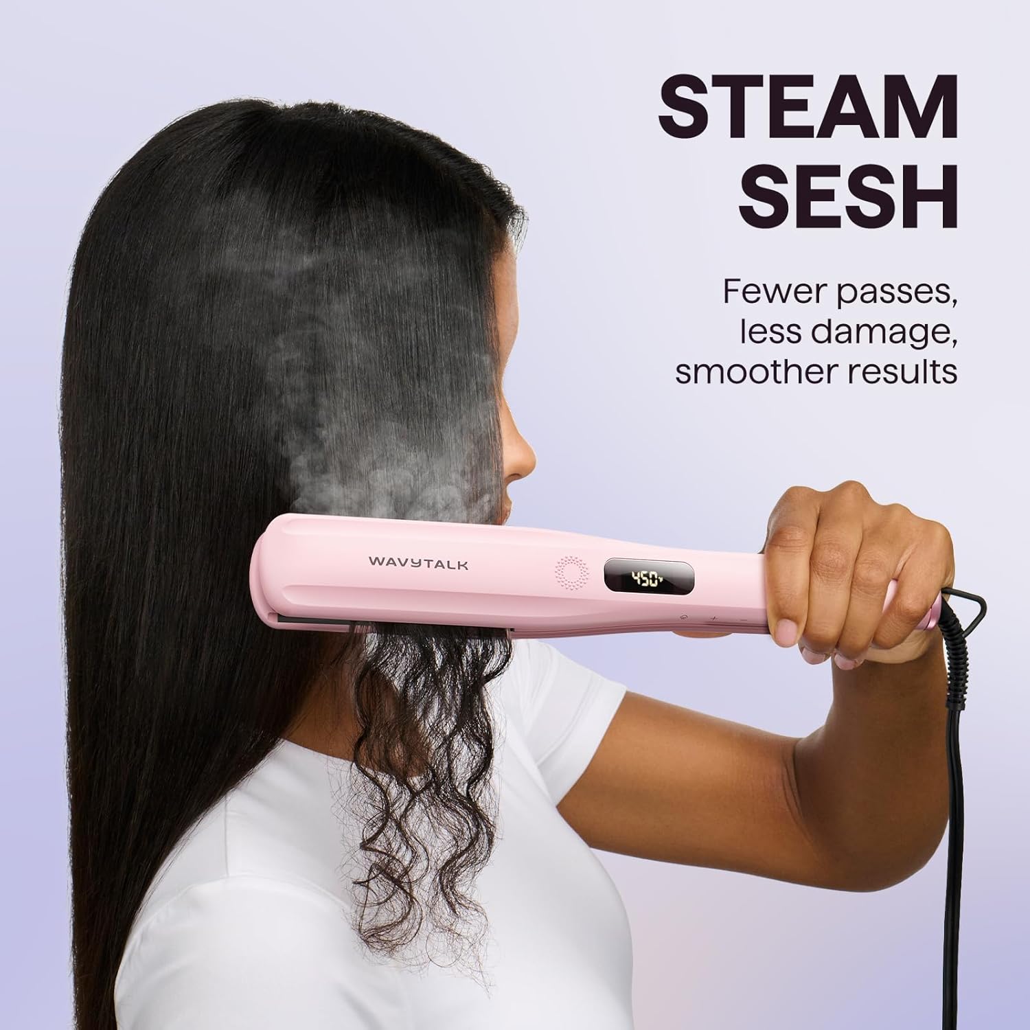 Detalle 2 de Wavytalk Steam Hair Straightener ⚙