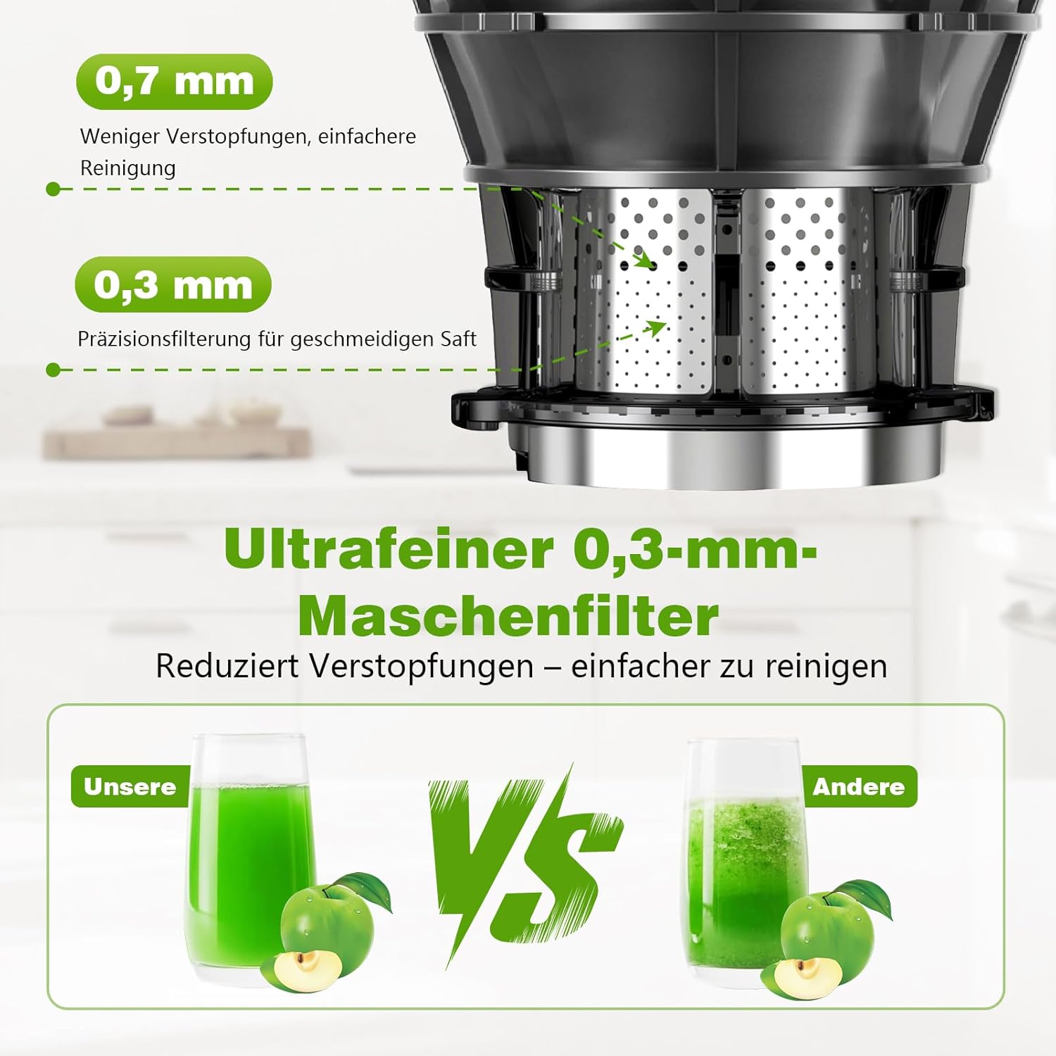 Thumbnail 2 de Extractor de Zumos Slow Juicer Boca XL 147 mm