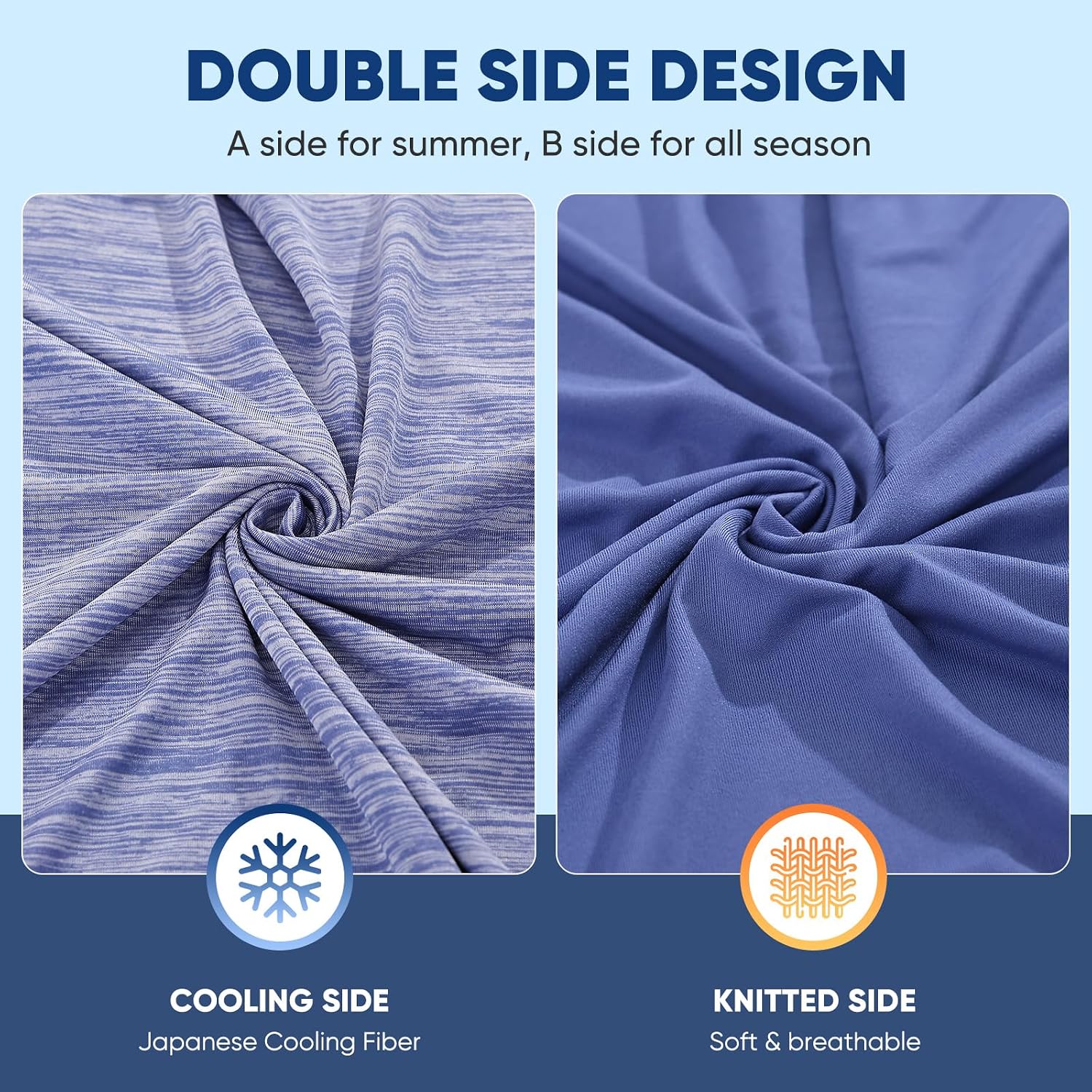 Thumbnail 3 de Avoalre 2-Pack Cooling Pillowcases for Hair and Skin 50x75cm – Double-Sided Arc-Chill 3.0