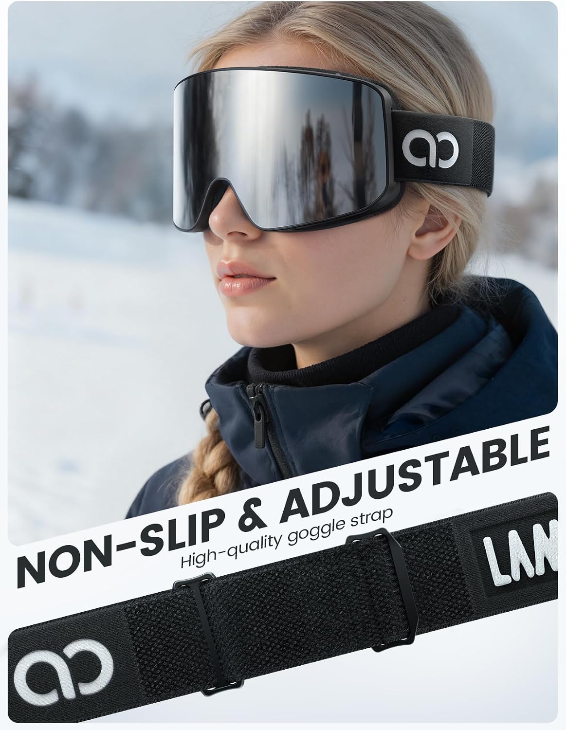 Detalle 2 de Lamicall Ski Goggles OTG Cat 3