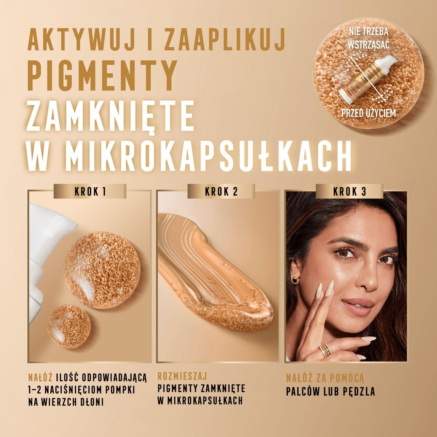 Detalle de Max Factor Miracle Pure Hydratint Essence, tint do twarzy 2 Fair-Light, 30 ml