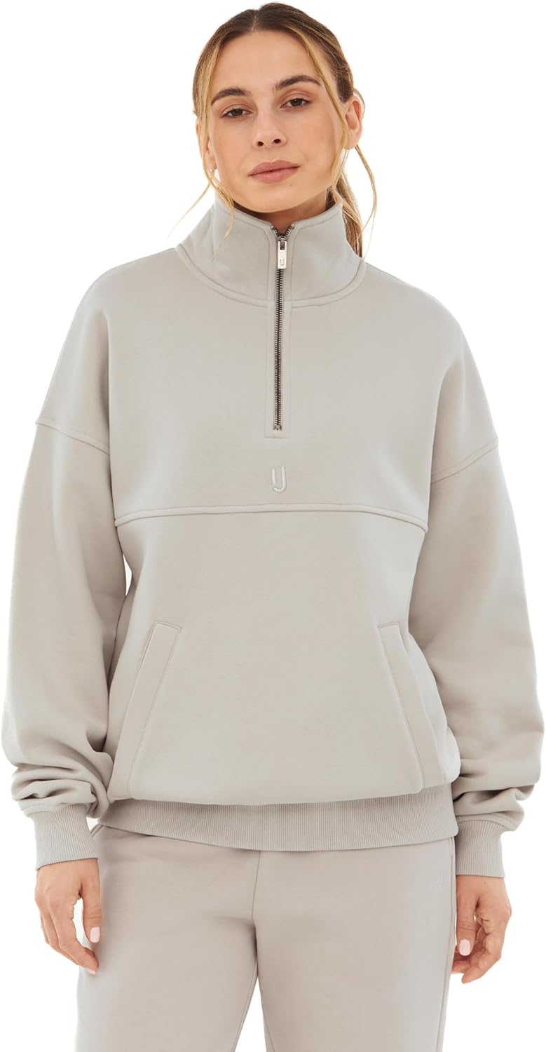 Detalle de Johnny Urban Pull Cooper zippé oversize en coton (homme & femme) – sweat avec fermeture éclair