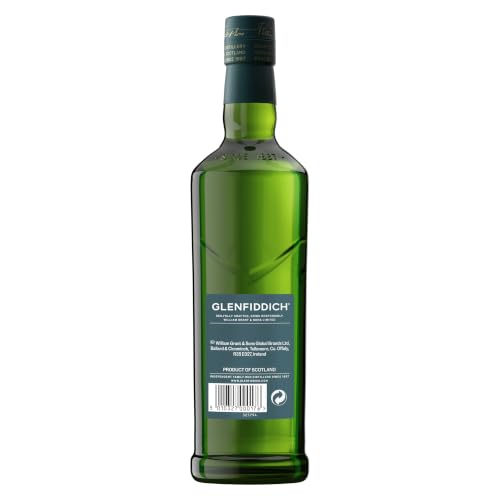 Detalle 2 de Glenfiddich 12 Jahre Single Malt Scotch Whisky – Geschenkverpackung (Design variiert)