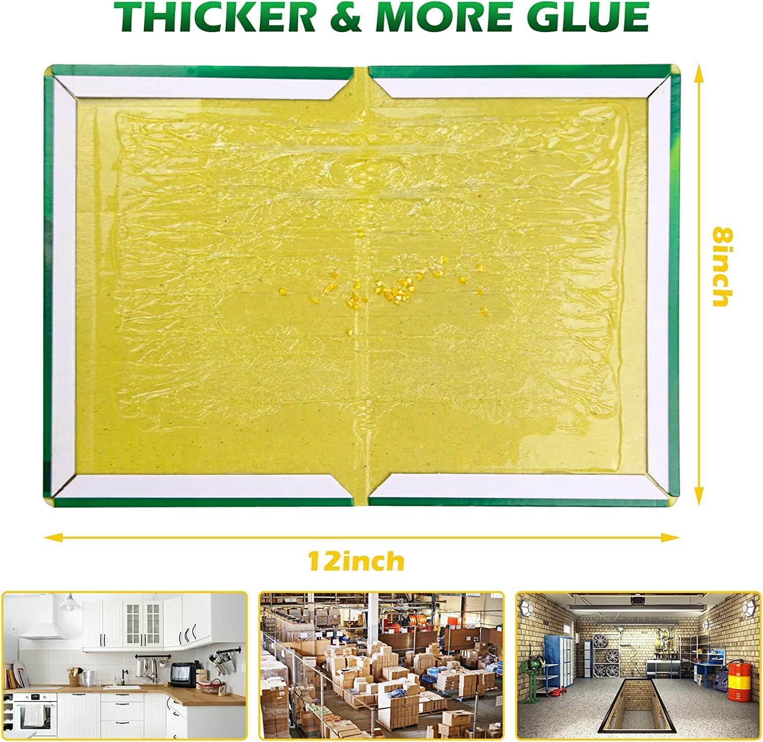Detalle 2 de Jaydear Pest Sticky Pads Trap 12 pack glue boards 🪤