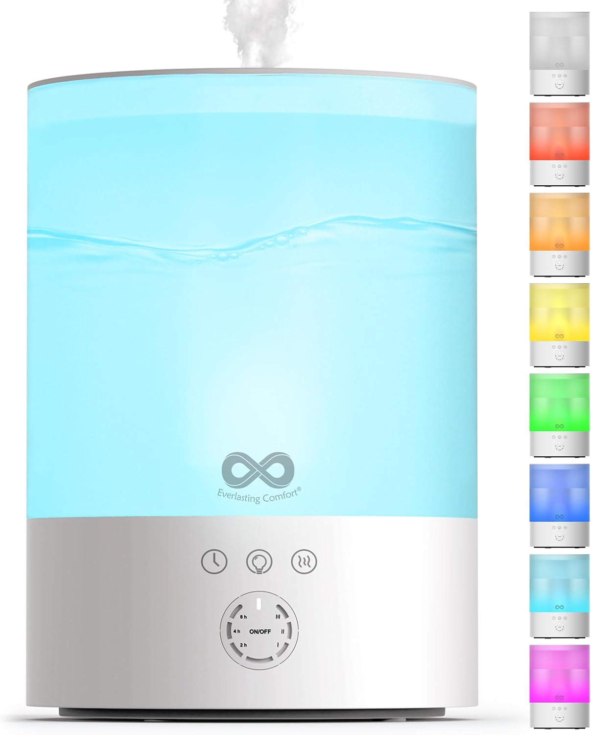 Detalle de Everlasting Comfort 2.5L Top Fill Humidifier for Bedroom 💧