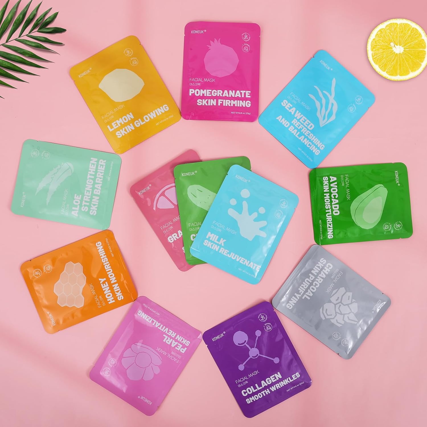 Thumbnail 6 de KONEUK 12-Pack Collagen Hydrating Sheet Face Masks Set (All Skin Types)