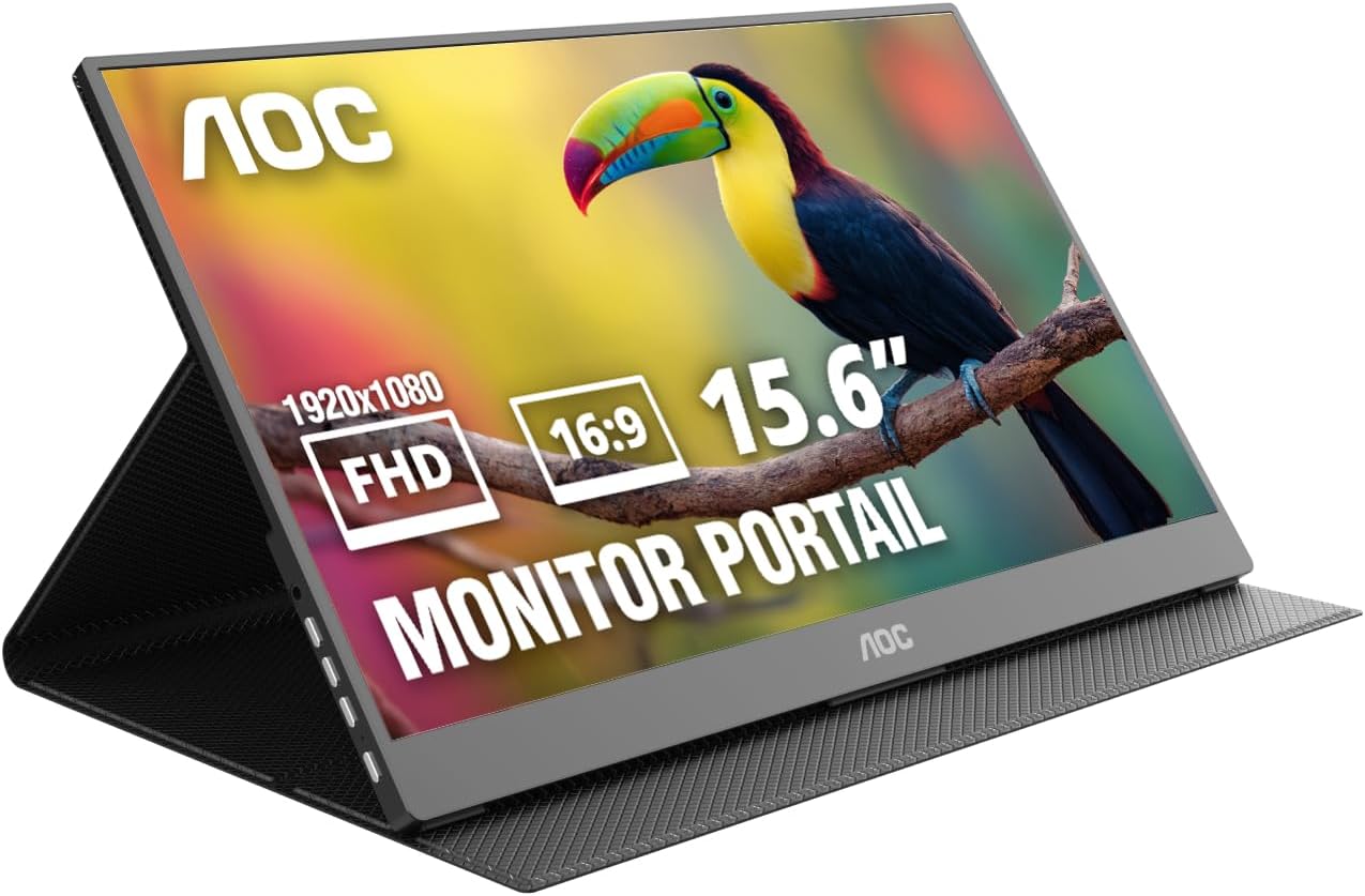 Detalle de AOC 16T20 Portable Monitor 15.6"