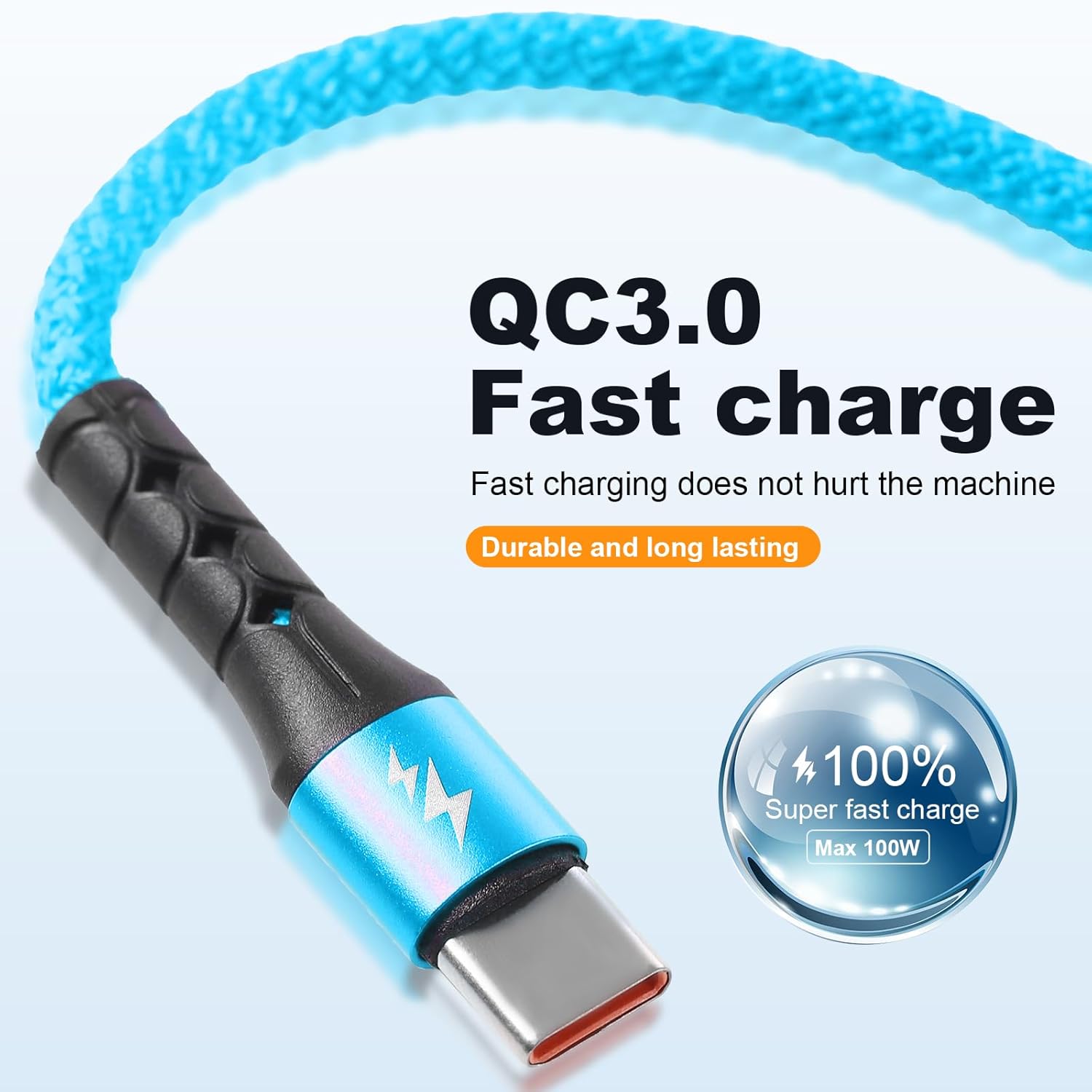 Thumbnail 2 de SIQIWO USB-C Kabel 1,2 m Schnellladung