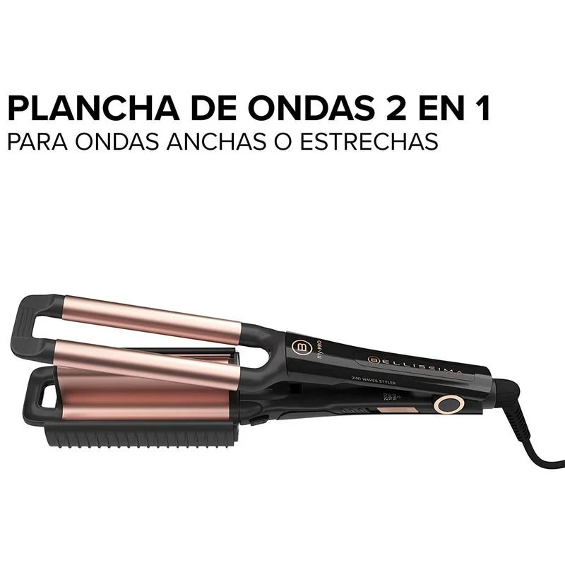 Thumbnail 3 de Bellissima Beach Waves GT20 400 Plancha 2 en 1 de cerámica 💇♀️