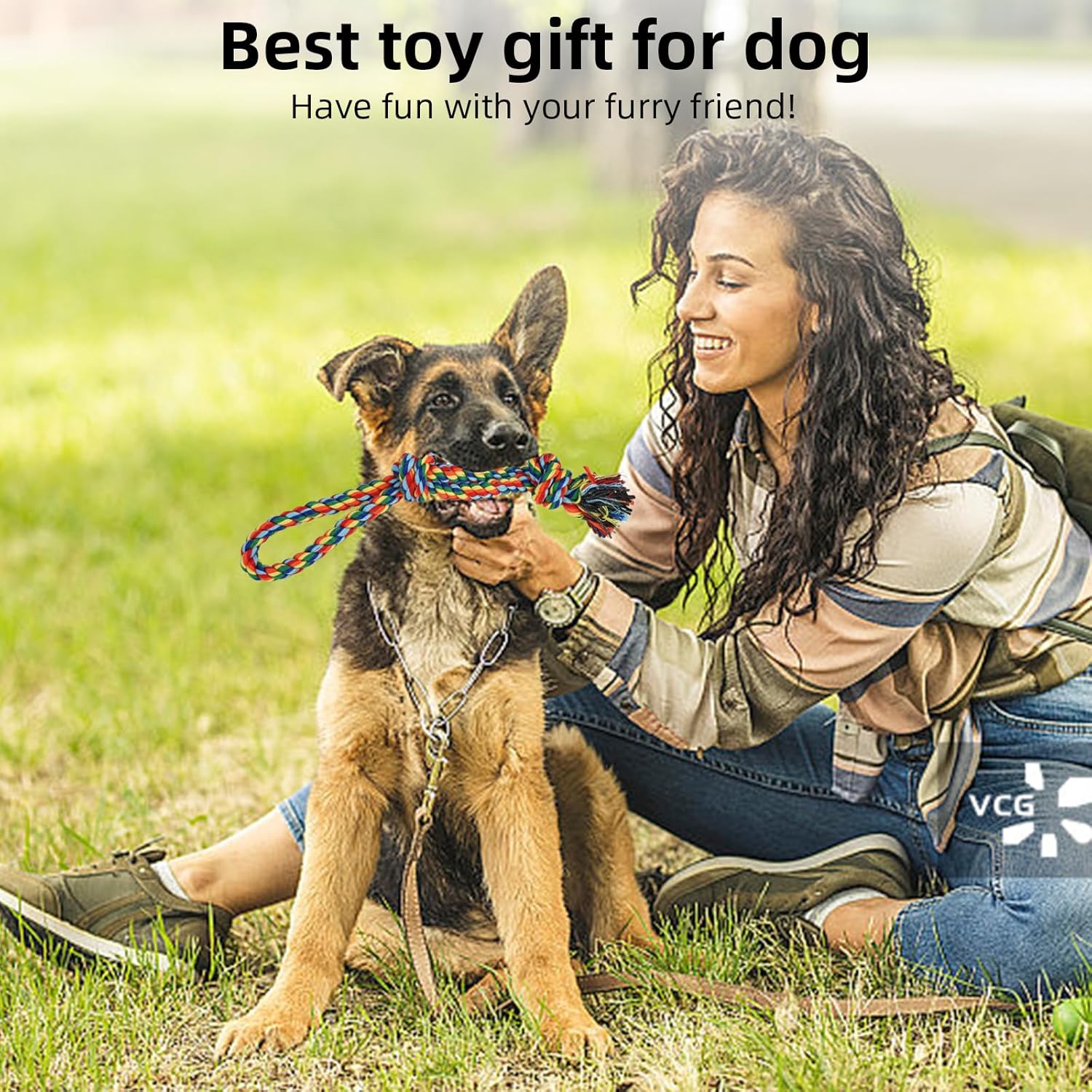 Thumbnail 5 de WOVTE Flirt Pole for Dogs – Extendable, Indestructible Teaser Pole for Outdoor Training