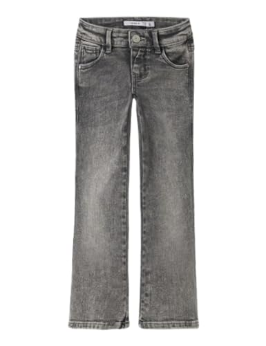 Detalle de NAME IT Mädchen Bootcut Nkfpolly Skinny Boot Jeans 1142-Au Noos, Light Grey Denim