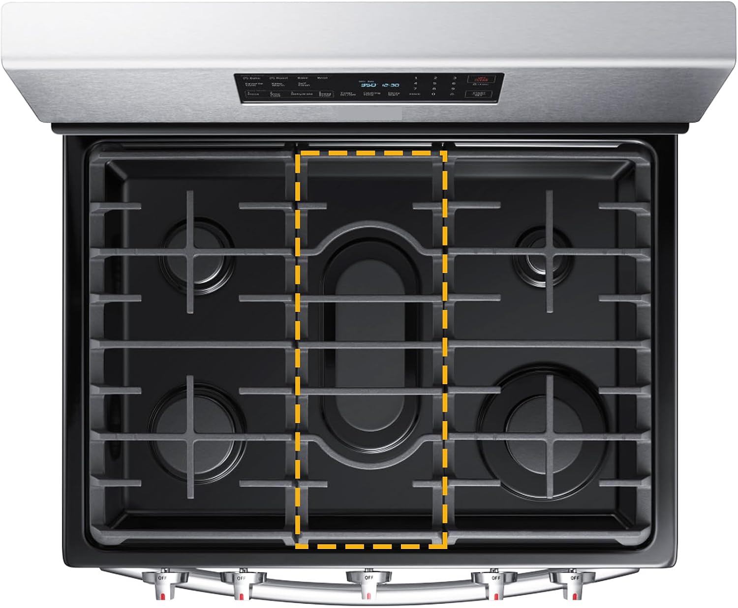 Detalle 1 de Samsung Gas Range Center Burner Grate DG94-00469A