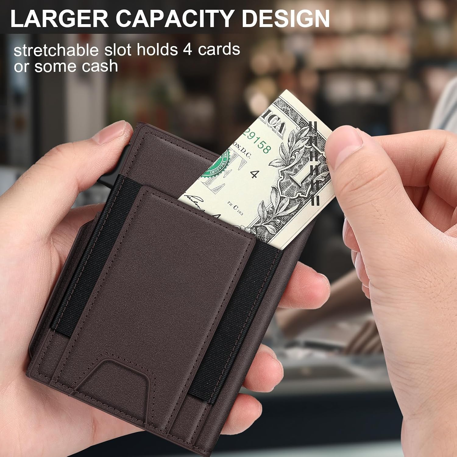 Detalle 2 de Slim RFID Wallet 9-13 Cards 👝