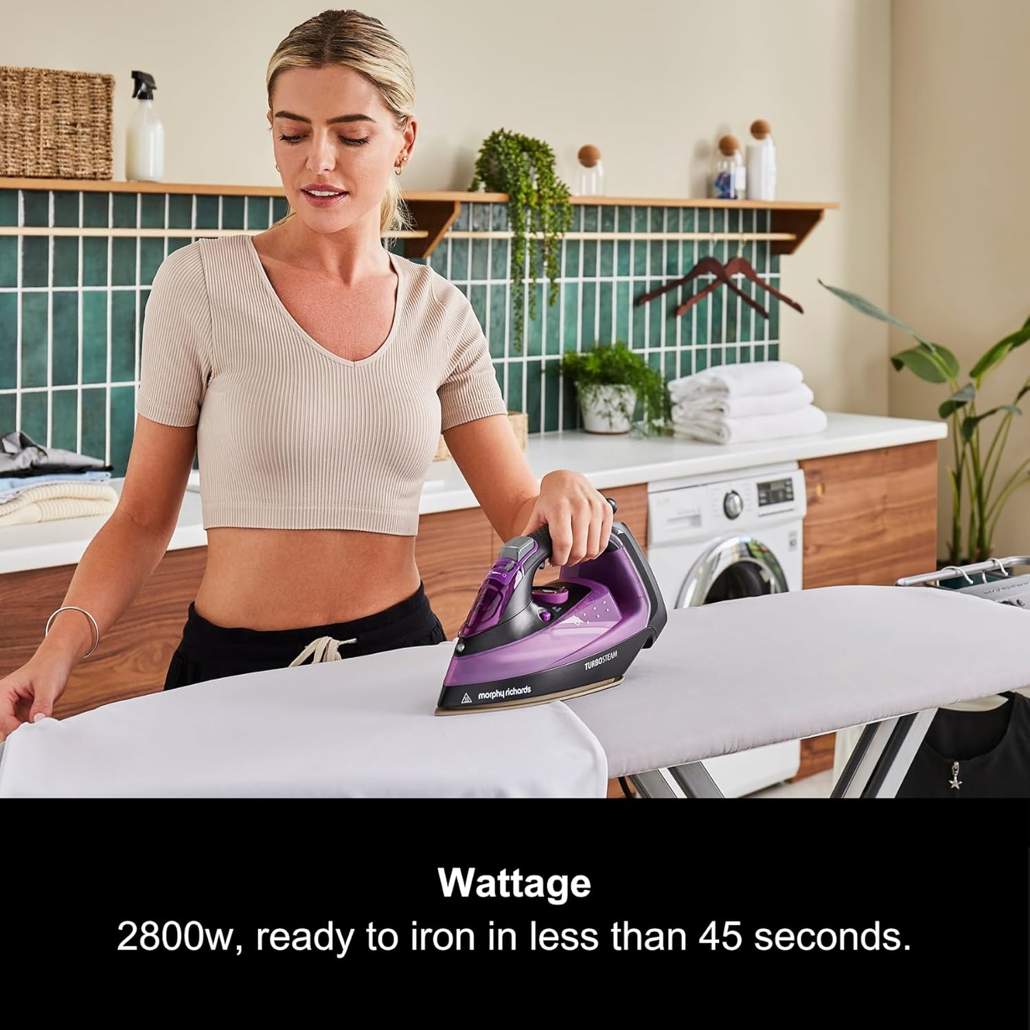 Thumbnail 2 de Morphy Richards Turbosteam Steam Iron 2800W