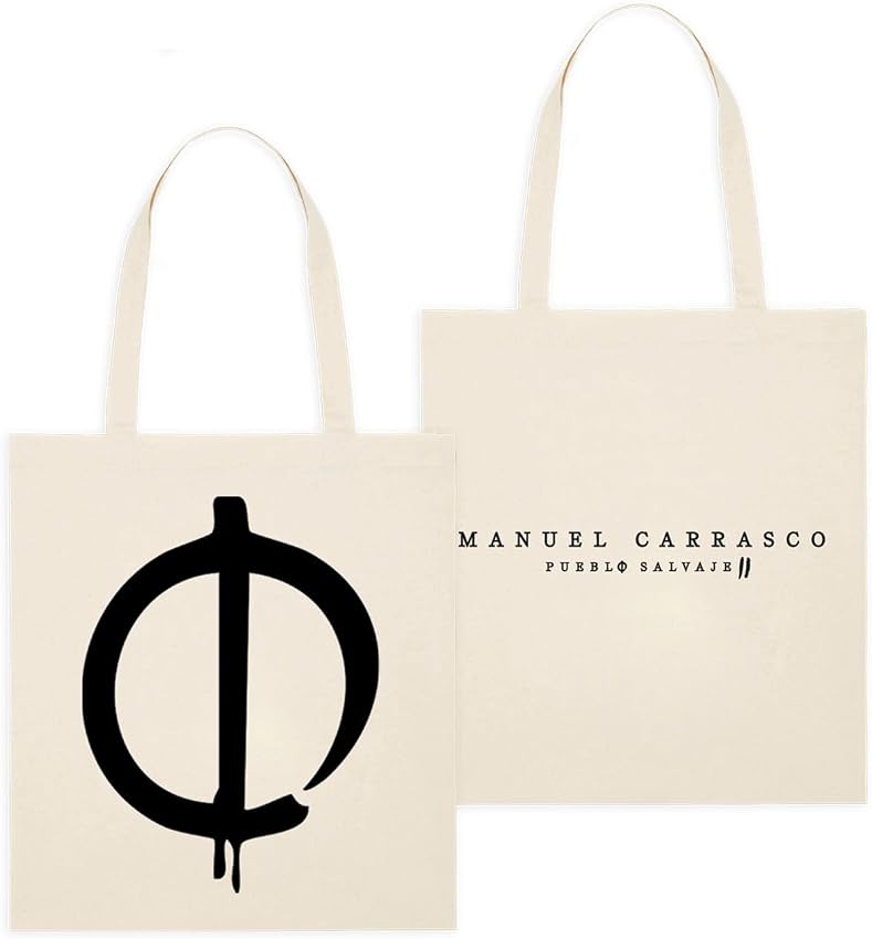 Detalle de Manuel Carrasco Tote Bag blanca Pueblo Salvaje II