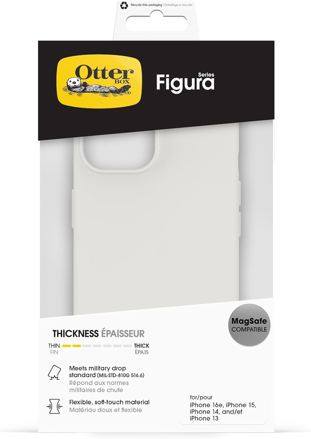 Detalle de OtterBox Figura Series MagSafe cover per iPhone 17 Pro Max – resistente, ultrasottile e leggera