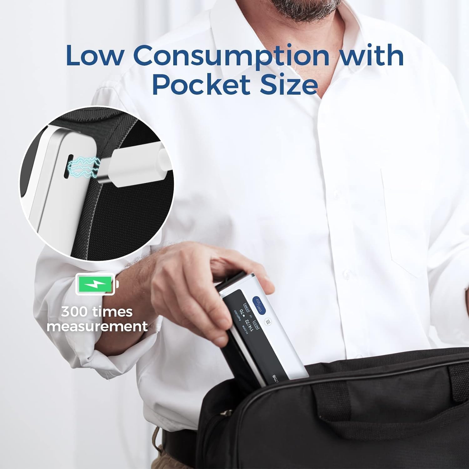 Detalle 2 de Checkme BP2A Upper-Arm Blood Pressure Monitor with Bluetooth and 22–42 cm Cuff