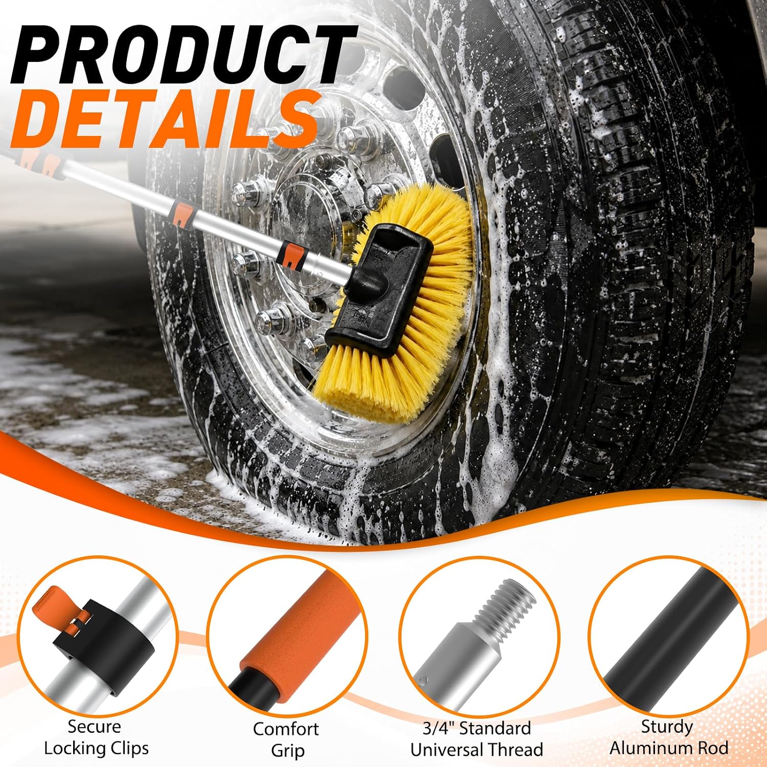Thumbnail 1 de SISUPASSIE 3.6m Telescopic Car Wash Brush