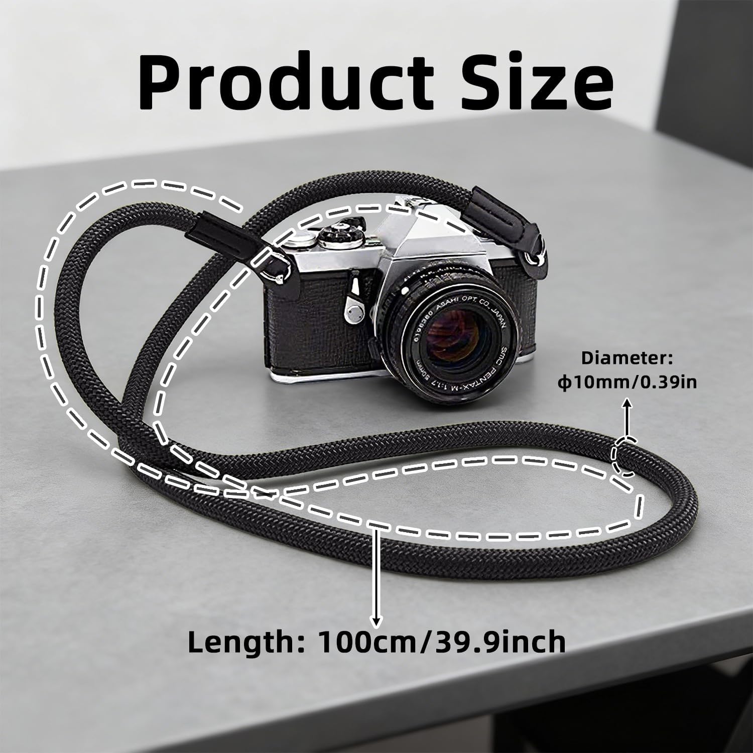 Thumbnail 1 de FIGCY braided camera shoulder strap for DSLR, SLR and mirrorless cameras