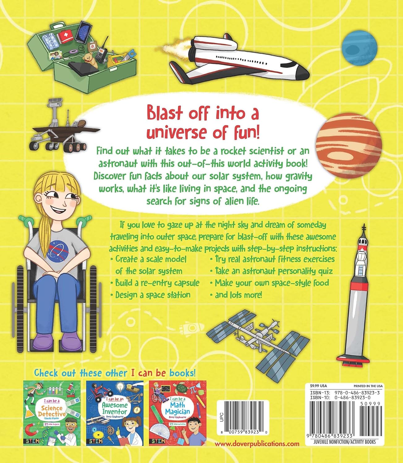Detalle de I Can Be a Rocket Scientist: Kids’ STEM Activity Book with Space Projects