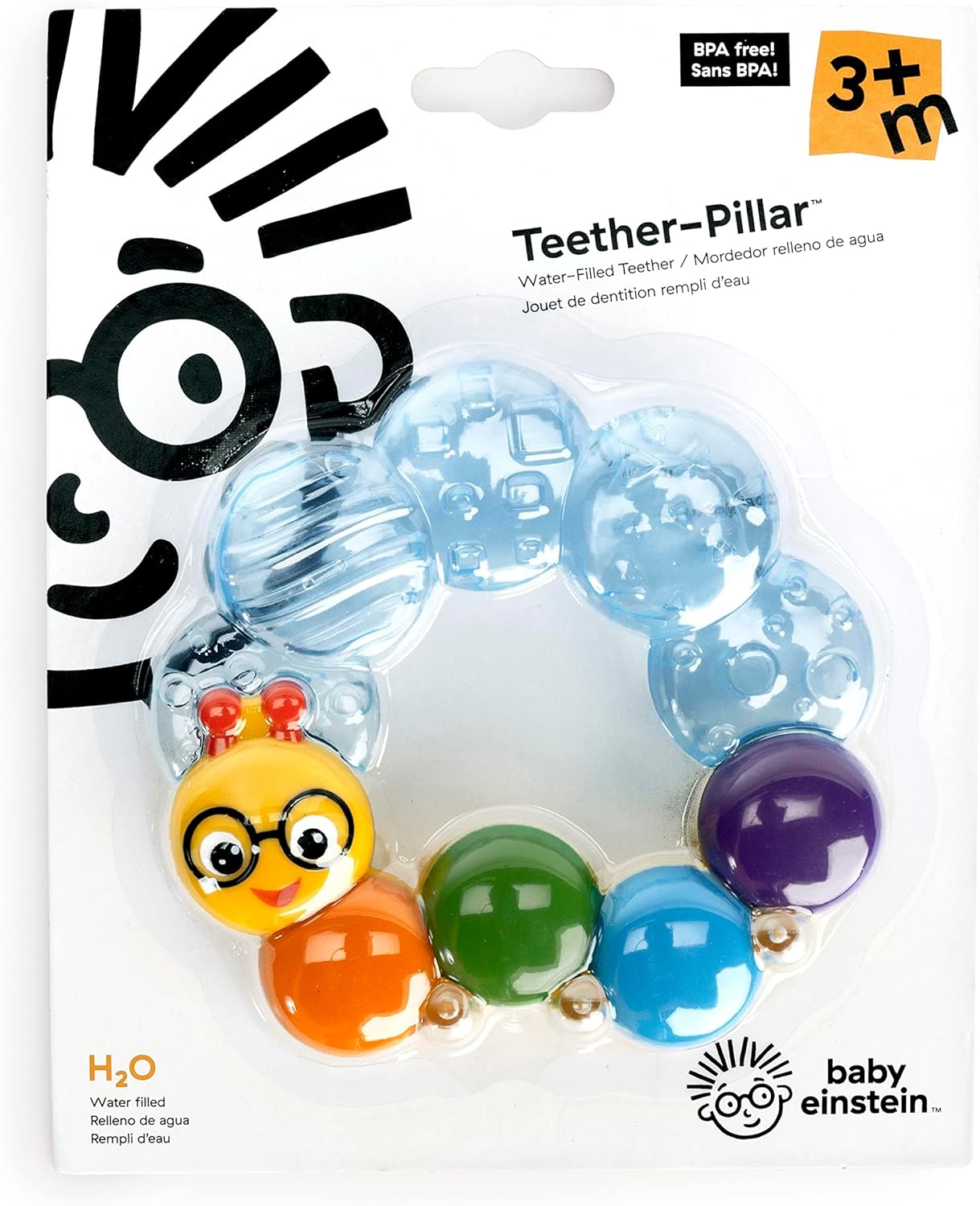 Thumbnail 4 de Baby Einstein Teether-pillar Rattle and Chill water-filled teething aid (10573) for 3 months+