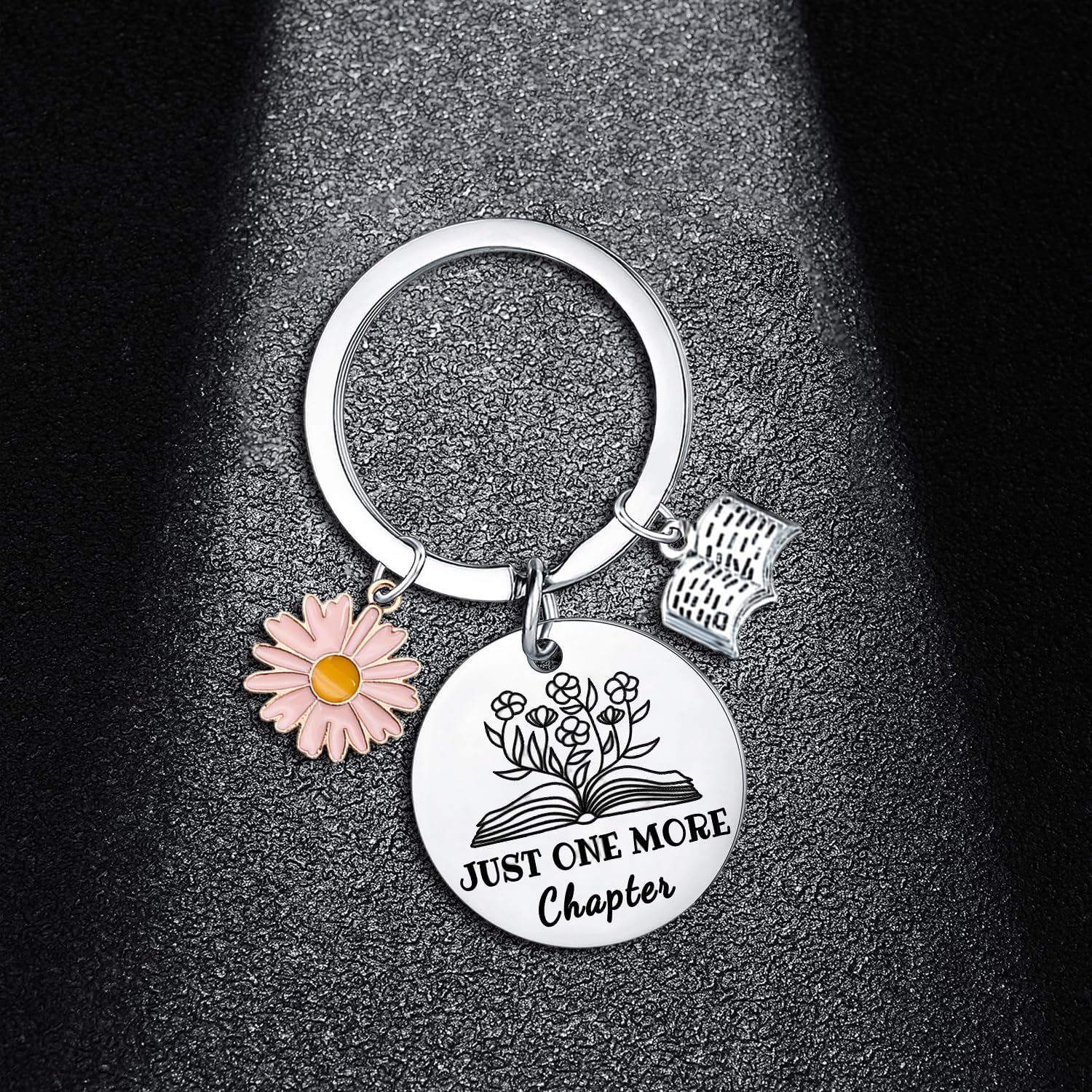 Thumbnail 1 de BESPMOSP Book Keyring for Book Lovers: A Thoughtful Gift for Readers
