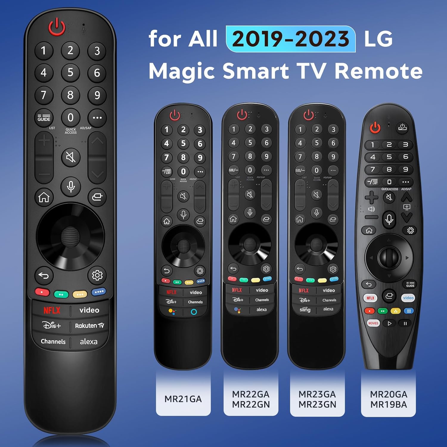 Thumbnail 1 de Voice Magic Remote Control for LG TV: Replacement for MR20GA/MR21GA/MR22GA/MR23GA with Voice Function