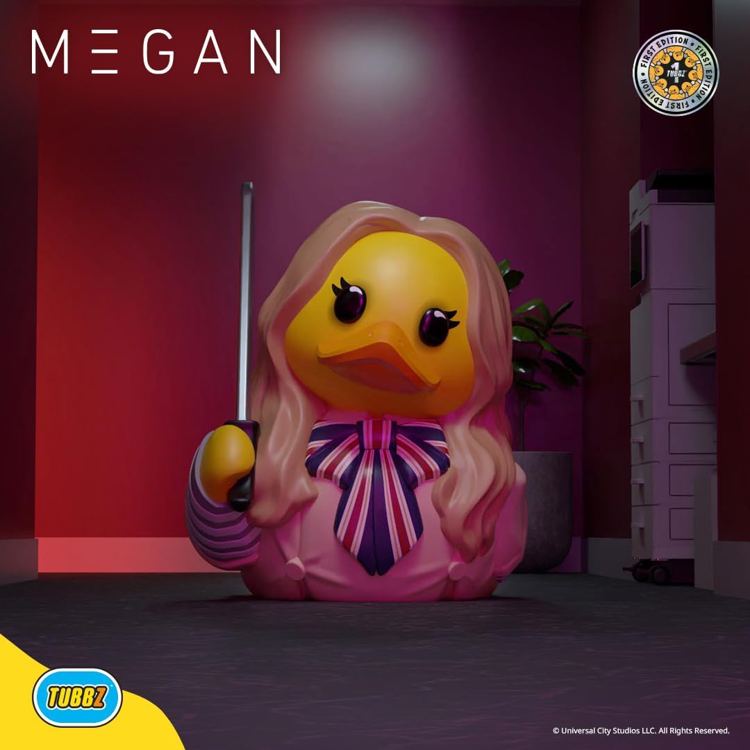 Detalle 2 de TUBBZ Erstausgabe Horror: M3GAN als Cosplaying-Gummiente Vinylfigur