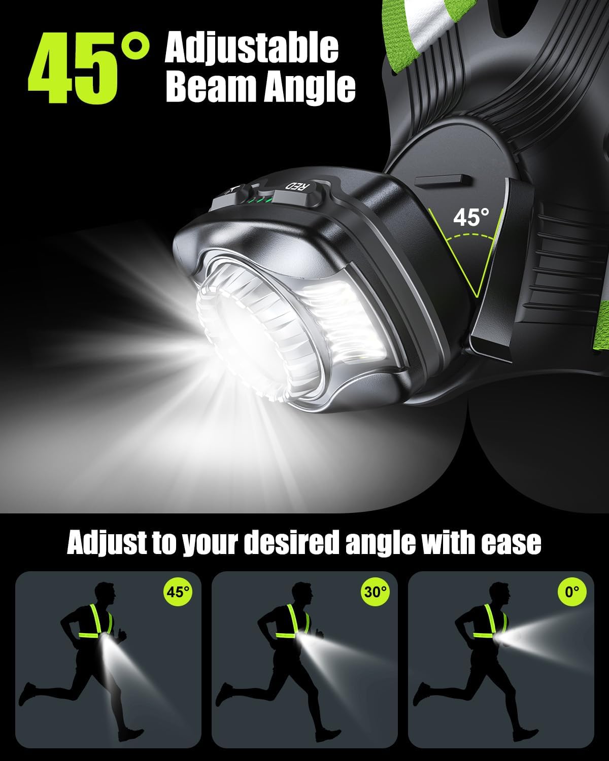 Thumbnail 4 de Babacom Running Lights 500LM chest light with vest