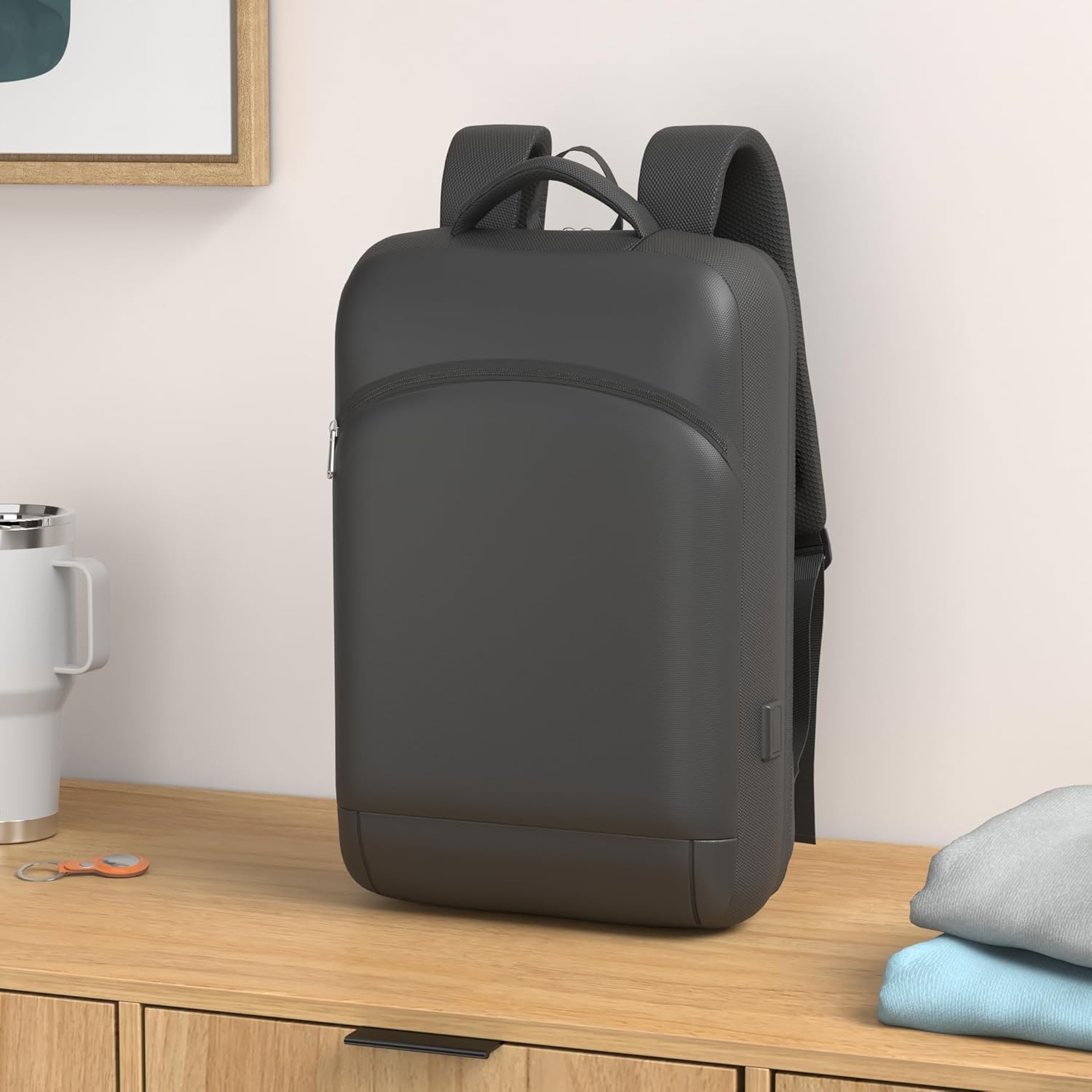 Detalle de GYakeog Sac à Dos PC Portable 15,6" – Étanche, USB Charging et Design Ergonomique