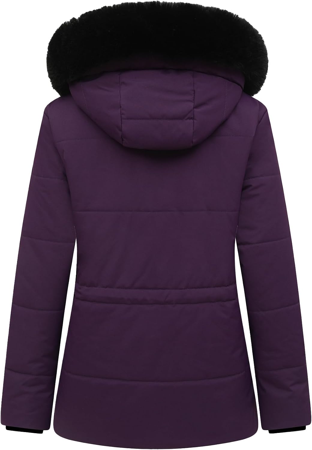 Thumbnail 2 de MOERDENG Women's Fleece-Lined Puffer Coat with Detachable Faux-Fur Hood