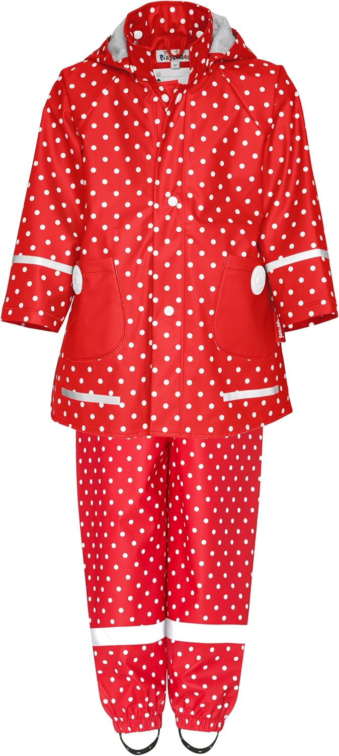 Thumbnail 2 de Playshoes Unisex Kinder Regen-Set (2er Pack): Regenlatzhose & Regenanzug mit reflektierenden Elementen