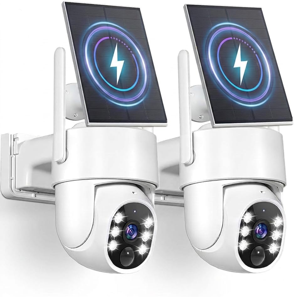 Detalle de Gianteye 2K Wireless Outdoor Security Camera 2-pack