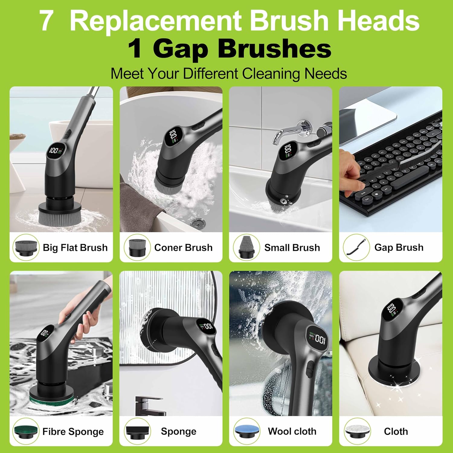 Thumbnail 4 de WKY-G3 Electric Spin Scrubber